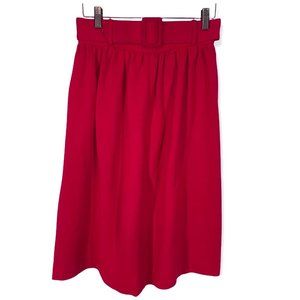 Vintage 60s Daisy's Original of Miami Hot Pink Knee Length Skirt Medium